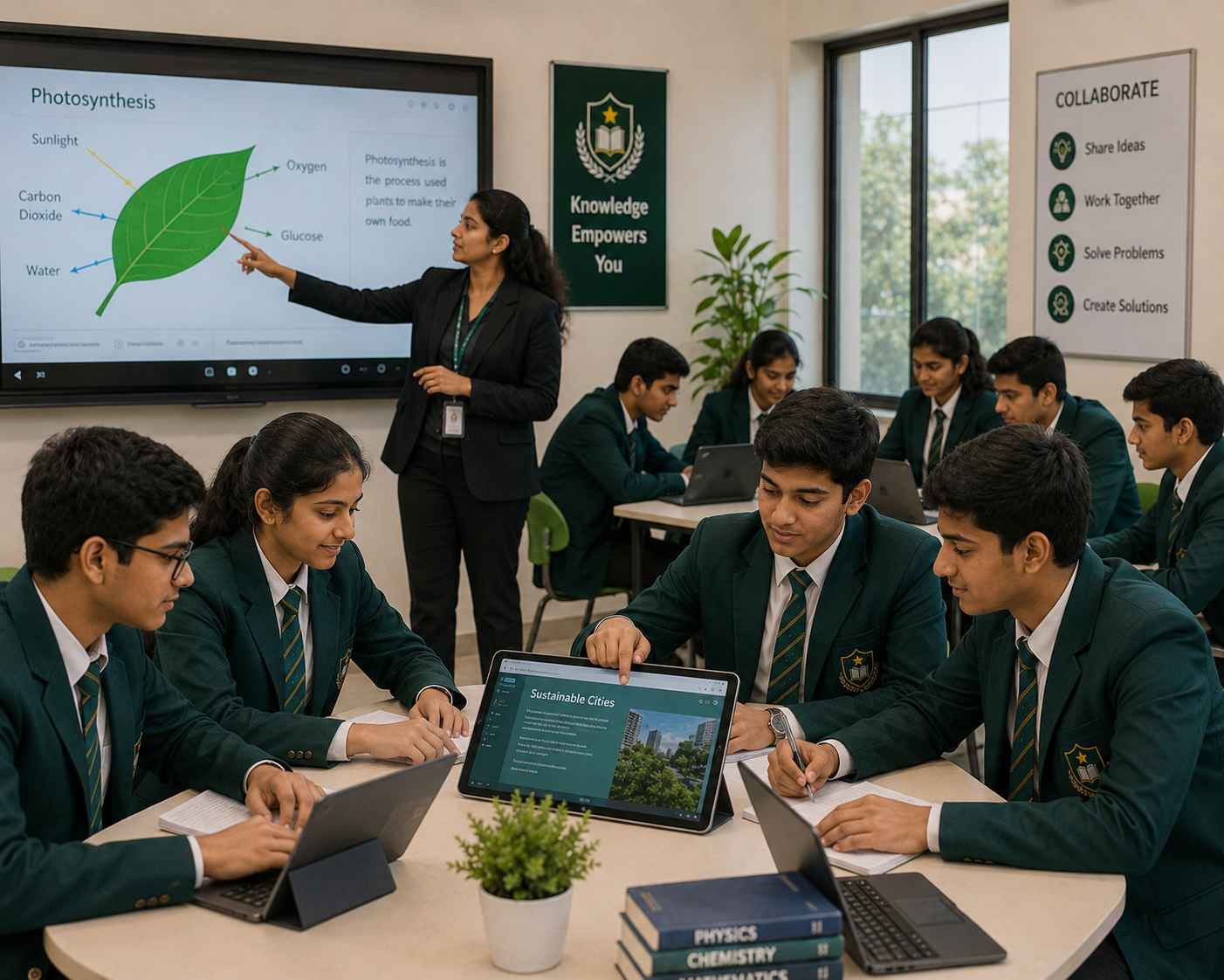 Interactive classroom session
