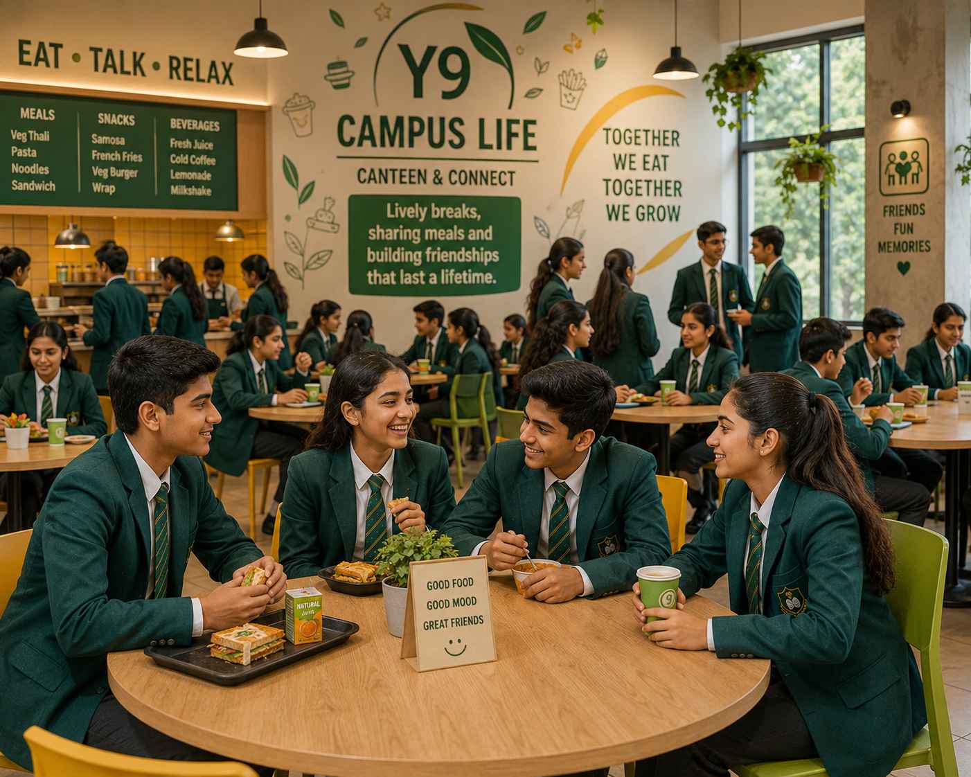 Campus canteen and student bonding