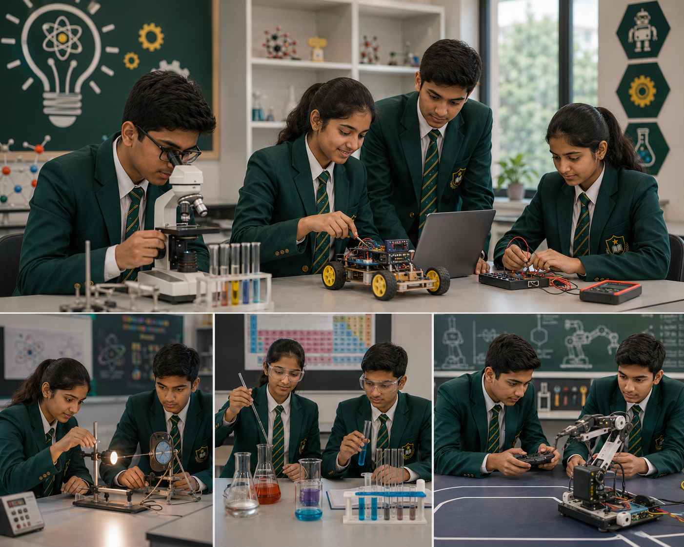 Science laboratory experiments